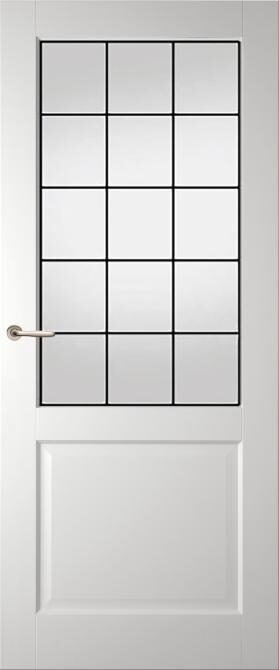 Klassieke Landelijke Binnendeur Paneel Glas Weekamp wk6520 1 a1 1