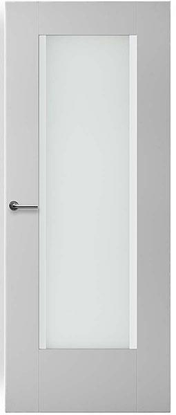 Moderne binnendeuren strak matglas