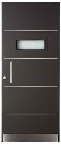 Modern strakke voordeur grijs WK2031
