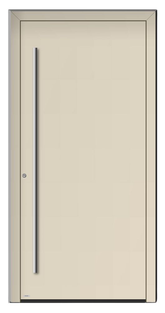7110 Aluminium Voordeur Modern Pirnar Deurenspecialist Simon Maree beige