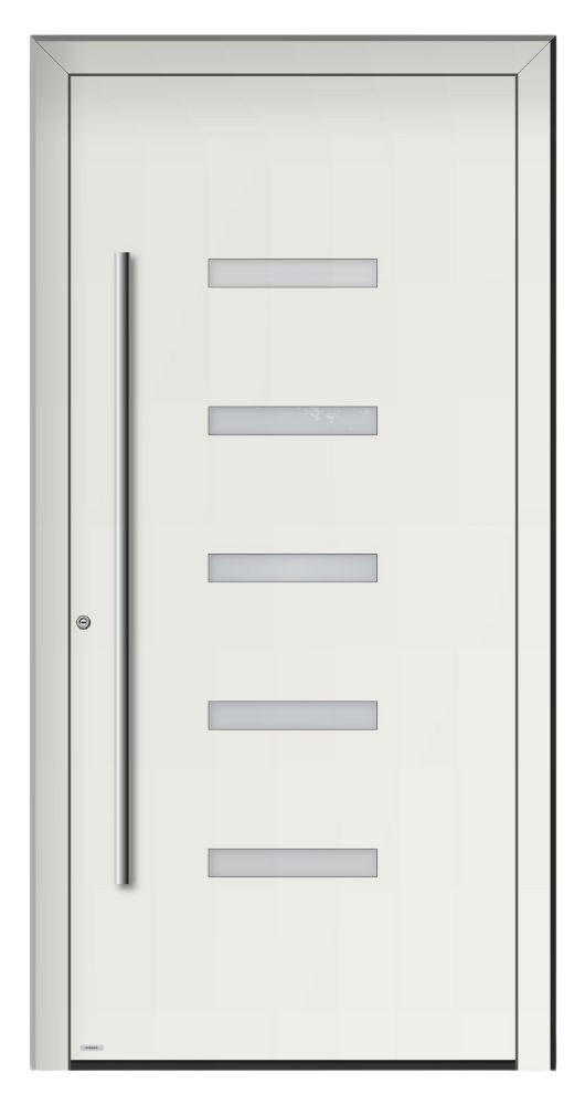7150 Aluminium Voordeur Modern Pirnar Deurenspecialist Simon Maree wit