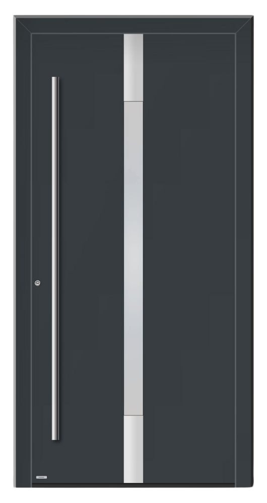 7180 Aluminium Voordeur Modern Pirnar Deurenspecialist Simon Maree grijs