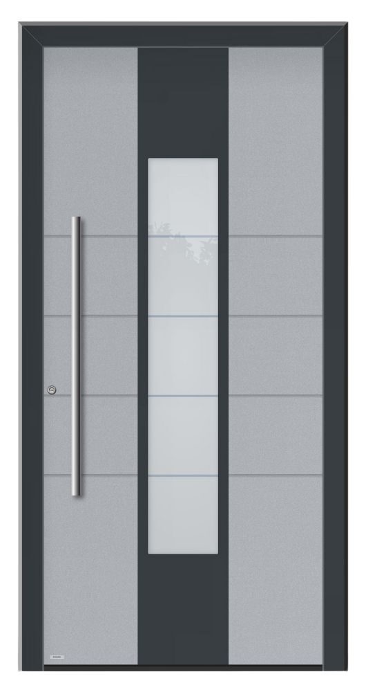7280 Aluminium Voordeur Modern Pirnar Deurenspecialist Simon Maree grijs