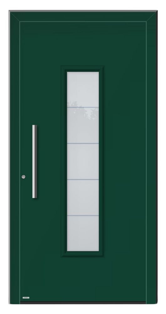 7300 Aluminium Voordeur Modern Pirnar Deurenspecialist Simon Maree groen