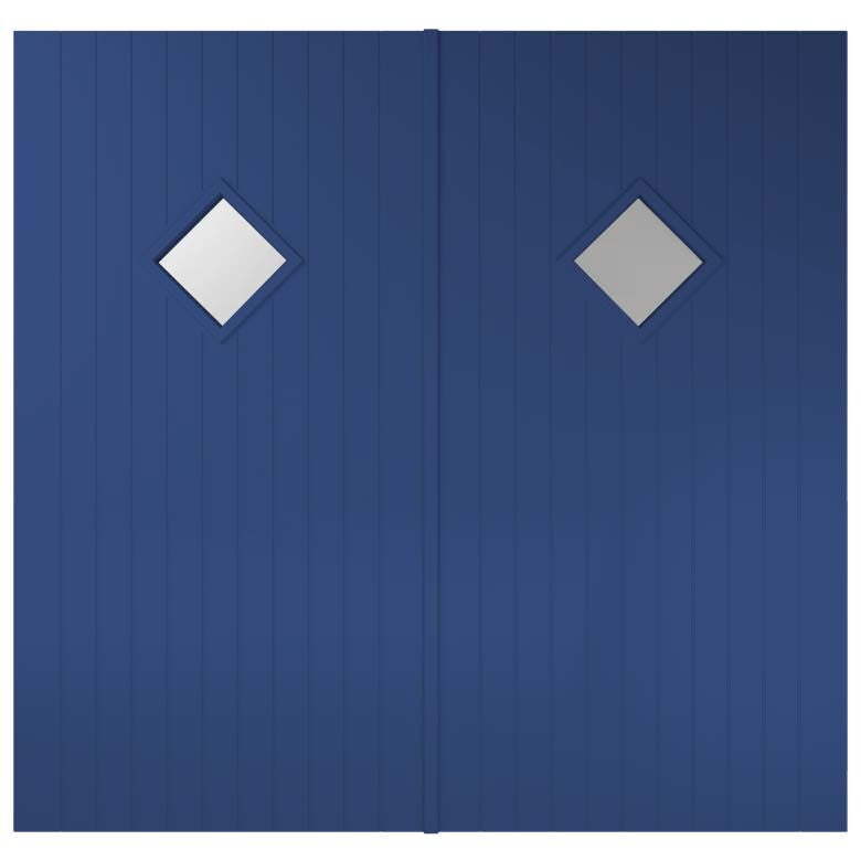 Simon Maree Deurenspecialist Albo Houten Garagedeur SV1020 Blauw