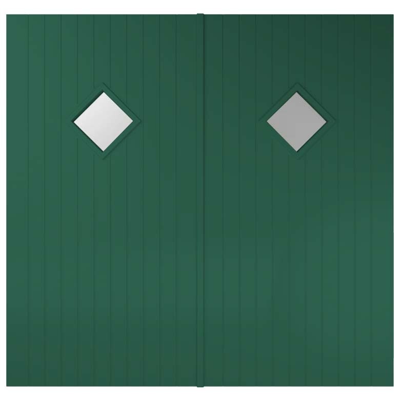 Simon Maree Deurenspecialist Albo Houten Garagedeur SV1020 Groen