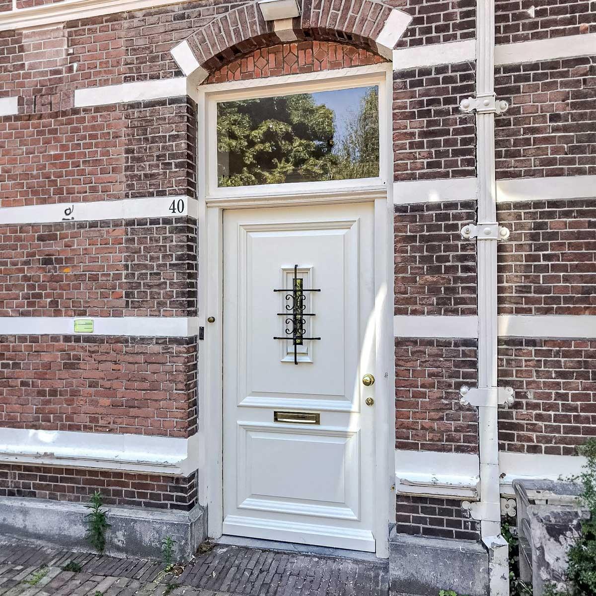 Classic Front Door White Grid Simon Maree Door Specialist