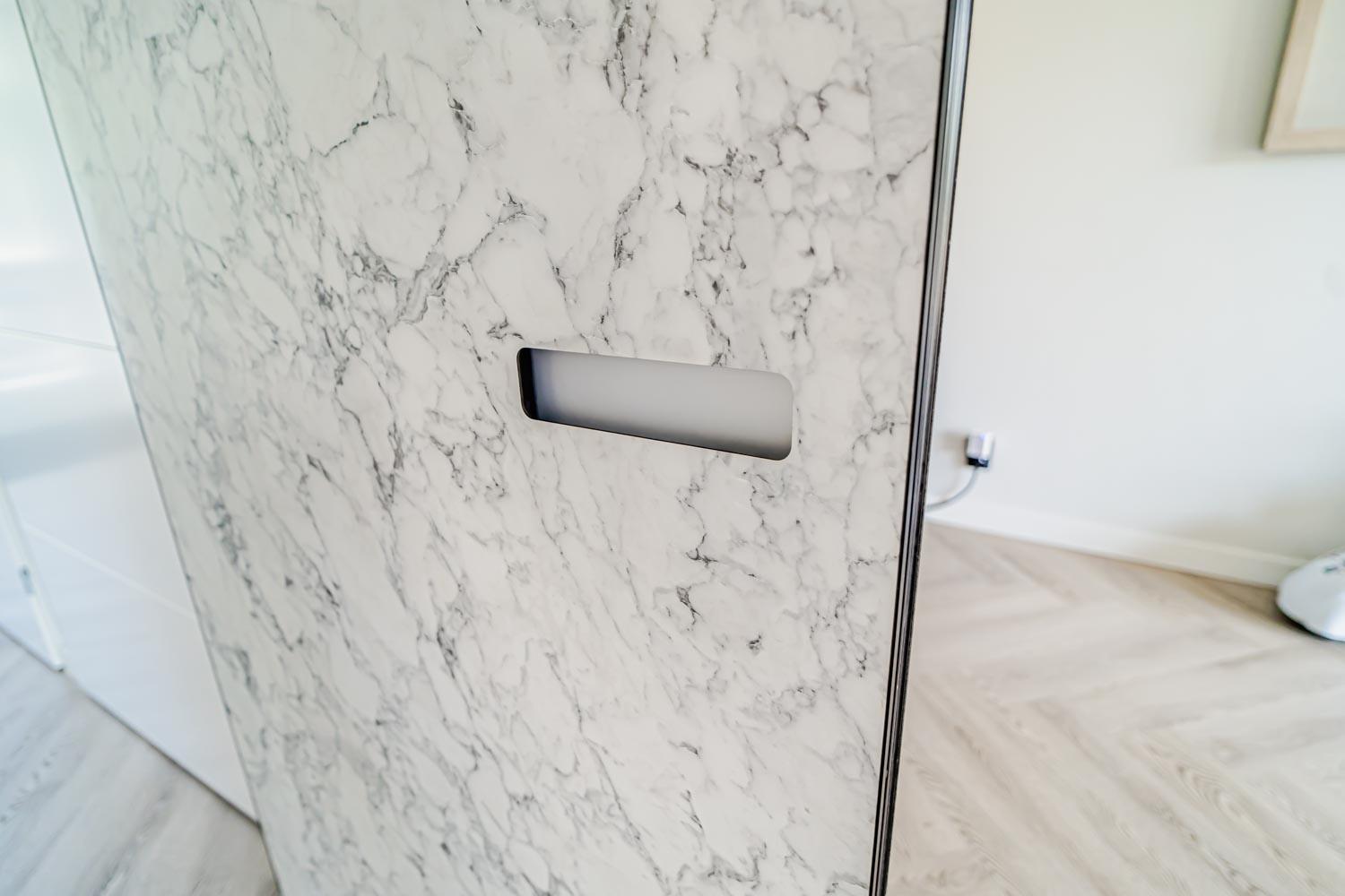 Deurenspecialist Simon Maree Taatsdeur HPL Resopal Marmerlook Steel Look Binnendeur Kamerhoog Almere DSC00236