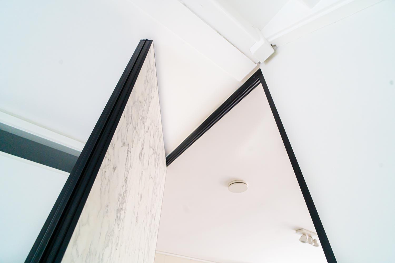 Deurenspecialist Simon Maree Taatsdeur HPL Resopal Marmerlook Steel Look Binnendeur Kamerhoog Almere DSC00268