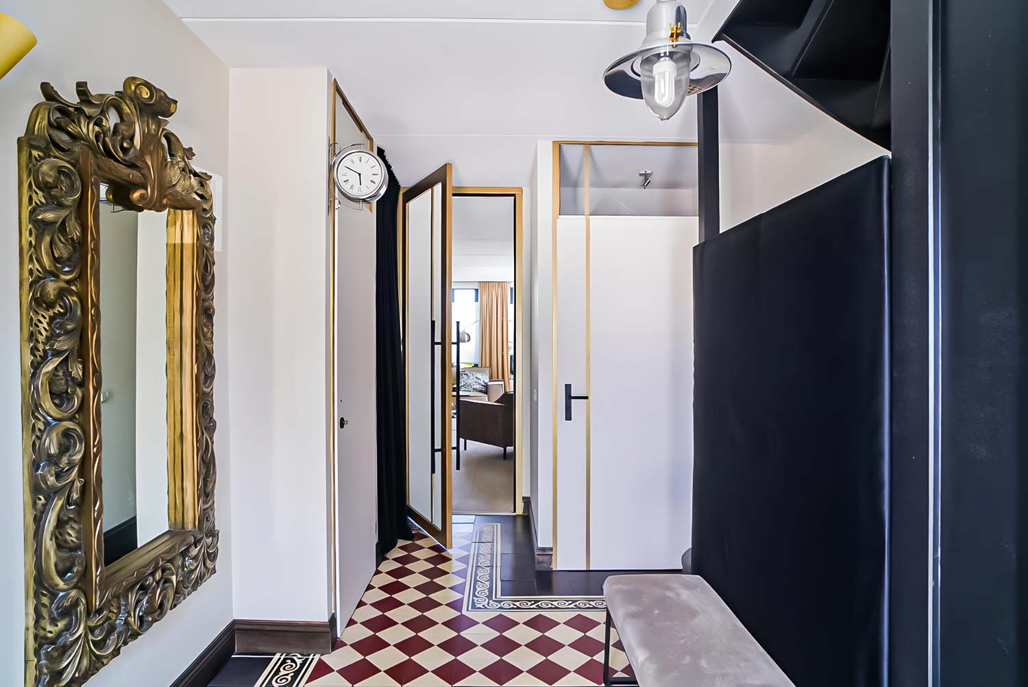 Simon Maree Deurenspecialist Kamerhoge Binnendeur Plafondhoog Goud Brons Interieur Albo Deuren Staal Look Hout 7