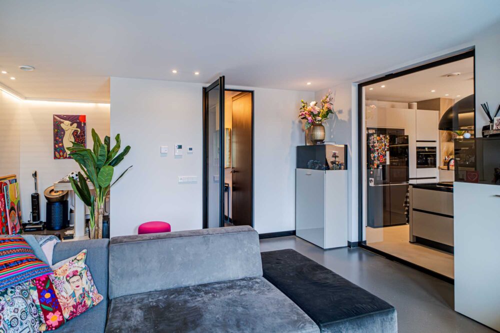 Anywaydoors Aluminium Taatsdeur Zwart Geanodiseerd Kamerhoog 745 Simon Maree Deurenspecialist DSC06034 Enhanced NR