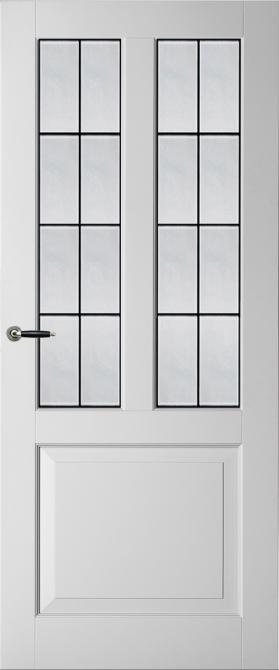 Klassieke Landelijke Binnendeur Paneel Glas Weekamp Wk6552 6 B2 1